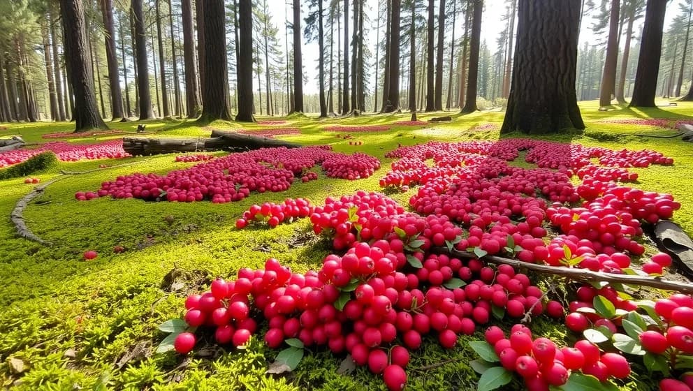 Hur många lingon finns det i skogen