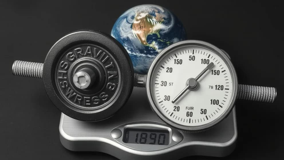 Skillnaden mellan massa och tyngd