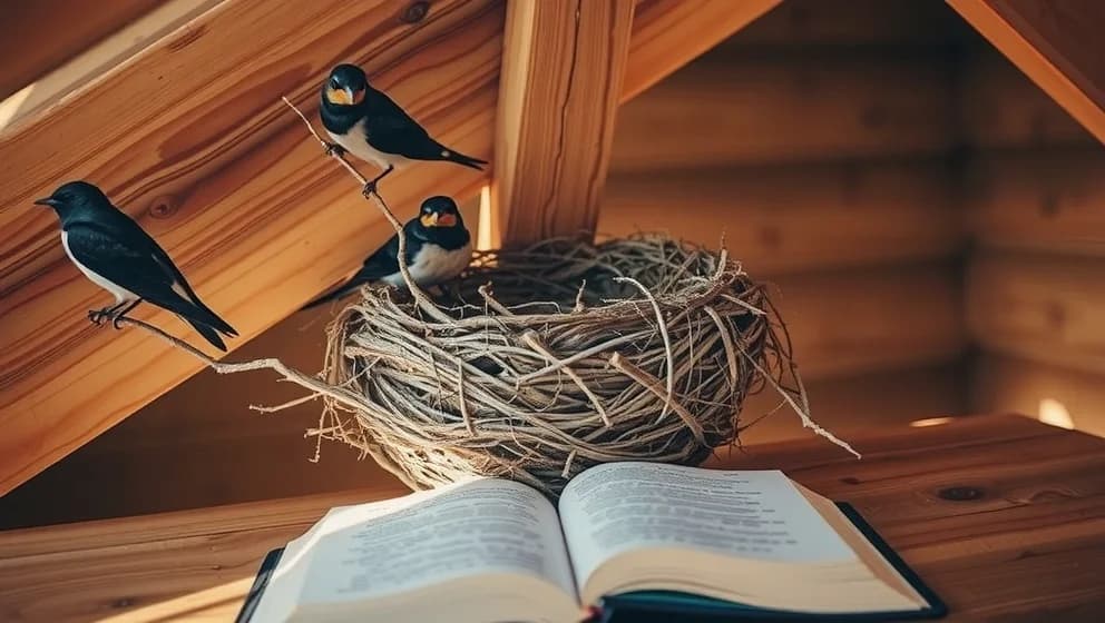 Varför häckar svalar i bibeln