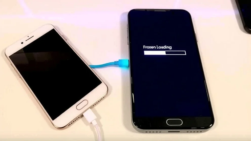 Varför hänger sig överföringen av data till ny iPhone